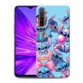 Дизайнерский силиконовый чехол для Realme 5 Лило и Стич