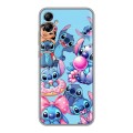 Дизайнерский силиконовый чехол для Samsung Galaxy A04e Лило и Стич