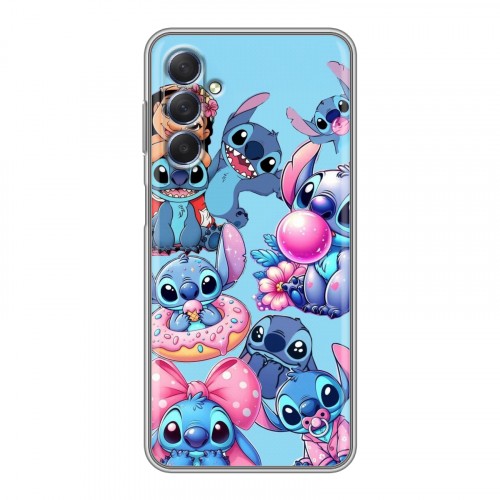 Дизайнерский силиконовый чехол для Samsung Galaxy M54 Лило и Стич
