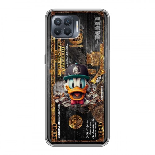 Дизайнерский силиконовый чехол для OPPO Reno4 Lite Дональд Дак Доллар