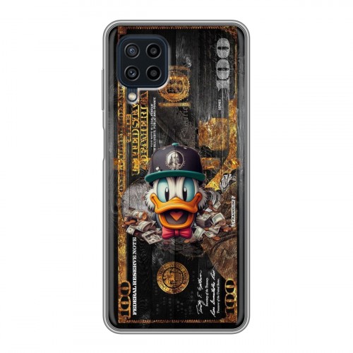 Дизайнерский силиконовый чехол для Samsung Galaxy A22 Дональд Дак Доллар