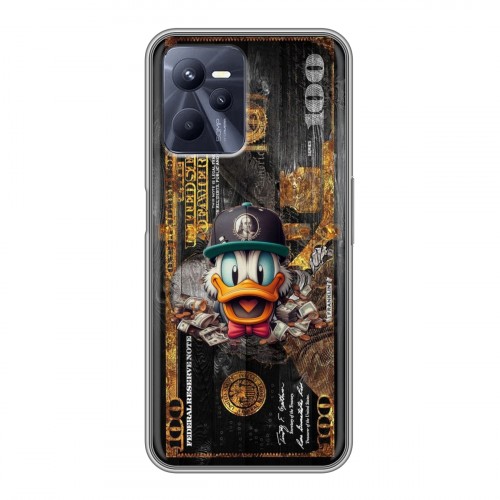 Дизайнерский силиконовый чехол для Realme C35 Дональд Дак Доллар