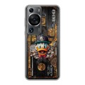 Дизайнерский силиконовый чехол для Huawei P60 Дональд Дак Доллар