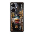 Дизайнерский силиконовый чехол для Itel P55 Plus Дональд Дак Доллар