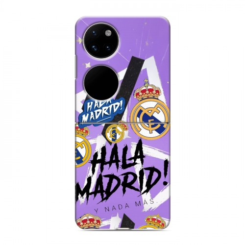 Дизайнерский пластиковый чехол для Huawei P50 Pocket Real Madrid Реал Мадрид