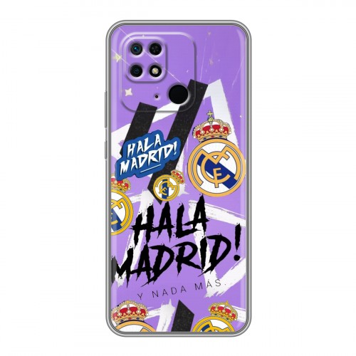 Дизайнерский силиконовый чехол для Xiaomi Redmi 10C Real Madrid Реал Мадрид
