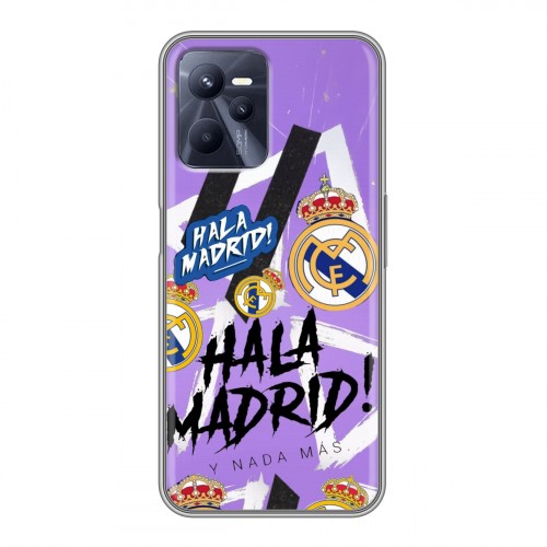 Дизайнерский силиконовый чехол для Realme C35 Real Madrid Реал Мадрид