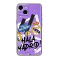 Дизайнерский силиконовый чехол для Iphone 14 Real Madrid Реал Мадрид