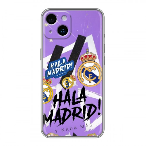 Дизайнерский силиконовый чехол для Iphone 14 Real Madrid Реал Мадрид