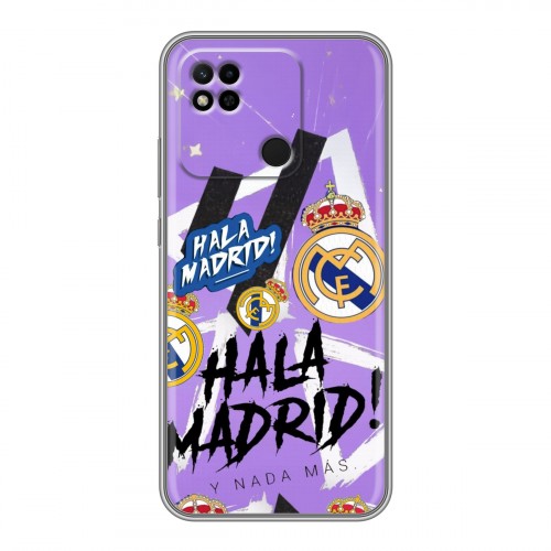 Дизайнерский силиконовый чехол для Xiaomi Redmi 10A Real Madrid Реал Мадрид