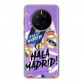 Дизайнерский силиконовый с усиленными углами чехол для Huawei Mate 50 Real Madrid Реал Мадрид