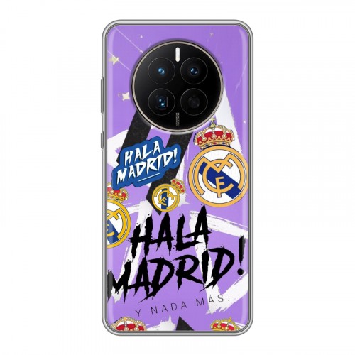 Дизайнерский силиконовый с усиленными углами чехол для Huawei Mate 50 Real Madrid Реал Мадрид