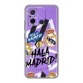 Дизайнерский силиконовый чехол для Xiaomi RedMi 12C Real Madrid Реал Мадрид