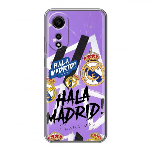 Дизайнерский силиконовый чехол для OPPO A78 4G Real Madrid Реал Мадрид