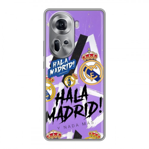 Дизайнерский силиконовый чехол для OPPO Reno 11 Real Madrid Реал Мадрид