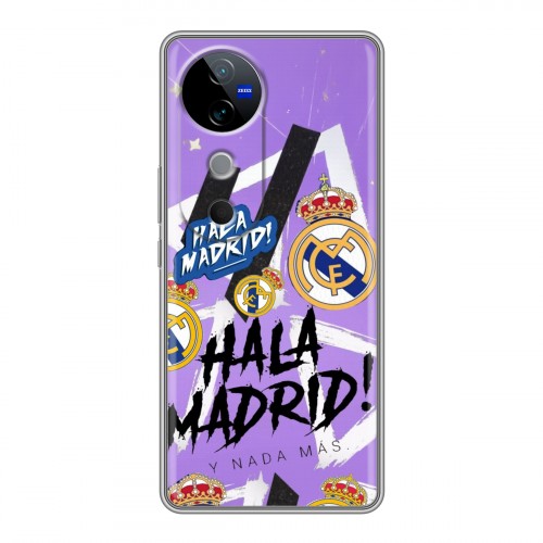 Дизайнерский силиконовый чехол для Vivo V40 5G Real Madrid Реал Мадрид