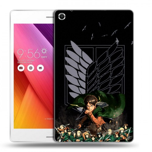 Дизайнерский силиконовый чехол для ASUS ZenPad S 8 Атака титанов