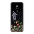 Дизайнерский силиконовый чехол для Nokia 230 Атака титанов