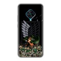 Дизайнерский силиконовый чехол для Vivo V17 Атака титанов