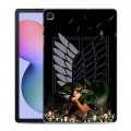 Дизайнерский силиконовый чехол для Samsung Galaxy Tab S6 Lite Атака титанов