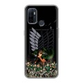 Дизайнерский силиконовый чехол для OPPO A53 Атака титанов