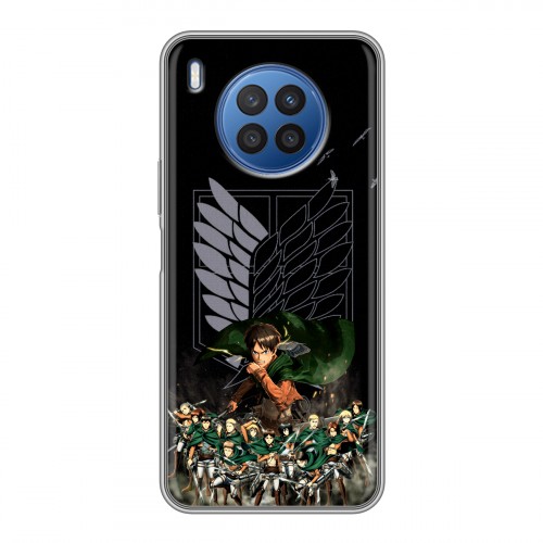 Дизайнерский силиконовый чехол для Huawei Nova 8i Атака титанов