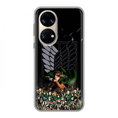Дизайнерский силиконовый чехол для Huawei P50 Pro Атака титанов