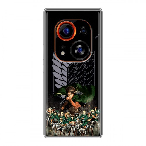 Дизайнерский силиконовый чехол для Tecno Phantom X2 Pro Атака титанов