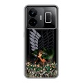 Дизайнерский силиконовый чехол для Realme GT3 Атака титанов
