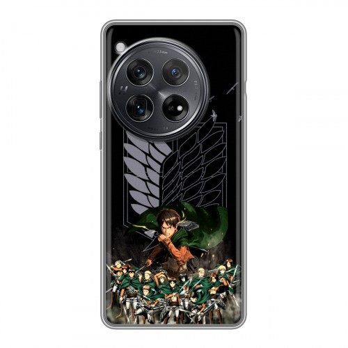 Дизайнерский силиконовый чехол для OnePlus 12 Атака титанов