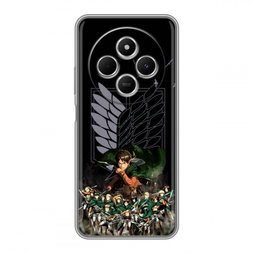 Дизайнерский силиконовый чехол для Redmi 14C Атака титанов