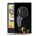 Дизайнерский силиконовый чехол для Nokia Lumia 1020 Атака титанов