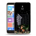 Дизайнерский пластиковый чехол для Nokia Lumia 1320 Атака титанов