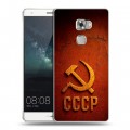 Дизайнерский пластиковый чехол для Huawei Mate S Флаг Герб СССР