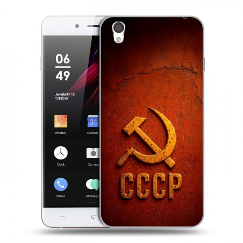 Дизайнерский пластиковый чехол для OnePlus X Флаг Герб СССР