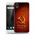 Дизайнерский пластиковый чехол для Ulefone Paris Флаг Герб СССР