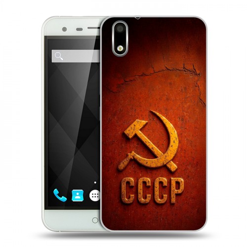 Дизайнерский пластиковый чехол для Ulefone Paris Флаг Герб СССР