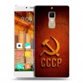 Дизайнерский пластиковый чехол для Elephone S3 Флаг Герб СССР