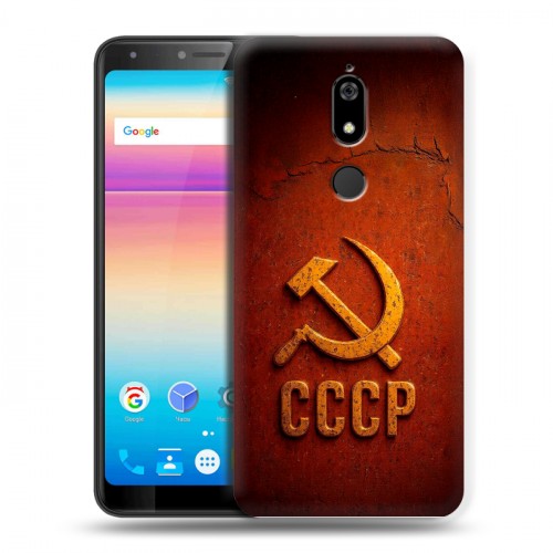 Дизайнерский силиконовый чехол для BQ Space X Флаг Герб СССР