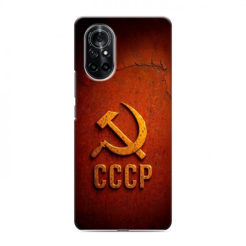 Дизайнерский силиконовый чехол для Huawei Nova 8 Флаг Герб СССР