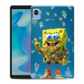 Дизайнерский силиконовый чехол для Realme Pad Mini Спанч боб Спанчбоб