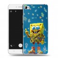 Дизайнерский пластиковый чехол для Lenovo S90 Спанч боб Спанчбоб