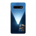 Дизайнерский силиконовый с усиленными углами чехол для Samsung Galaxy S10 Миньоны
