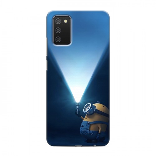 Дизайнерский пластиковый чехол для Samsung Galaxy A02s Миньоны