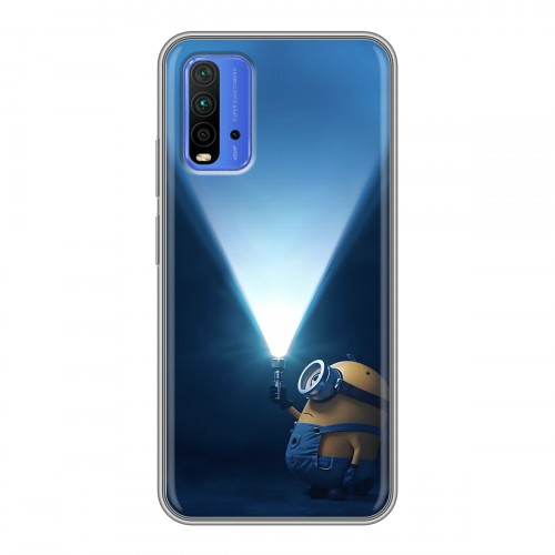 Дизайнерский силиконовый чехол для Xiaomi RedMi 9T Миньоны