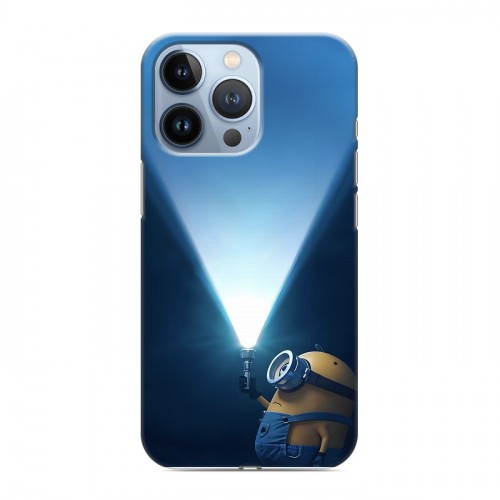 Дизайнерский силиконовый чехол для Iphone 13 Pro Миньоны