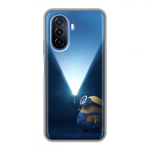 Дизайнерский силиконовый чехол для Huawei Nova Y70 Миньоны