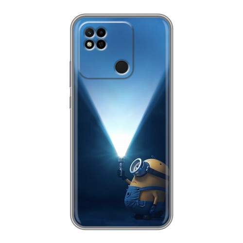 Дизайнерский силиконовый чехол для Xiaomi Redmi 10A Миньоны