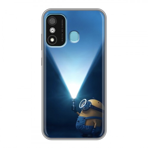 Дизайнерский силиконовый чехол для Itel A27 Миньоны