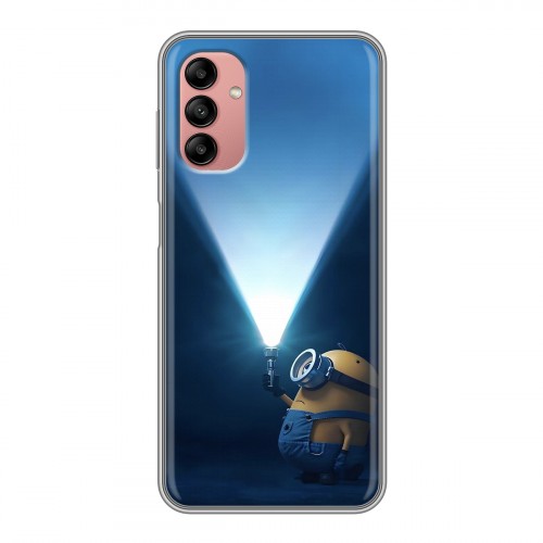 Дизайнерский силиконовый чехол для Samsung Galaxy A04s Миньоны